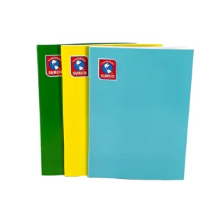 CUADERNO ENGRAPADO CUADRICULADO A5 40H 56GR SURCO COLORES SURTIDOS